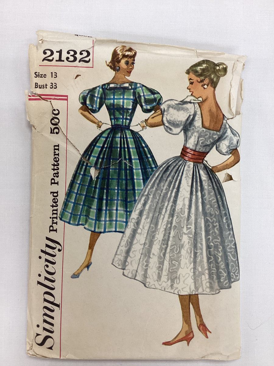 My Favorite Patterns for Dressing　アンティーク Vintage Simplicity Pattern - No. 2132 – Esthersfabrics