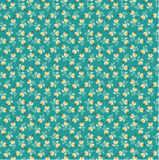 Poppie Cotton Betsy's Sewing Kit in Teal Darling Daisy