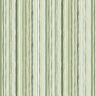 Makower UK Foxwood Stripes in Green