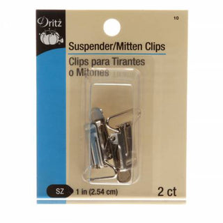 Suspender Clip Nickel 2 ct