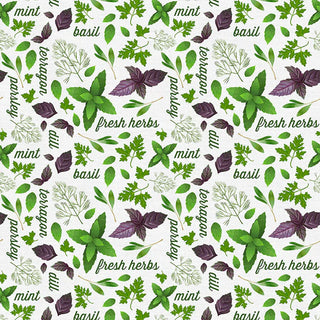 Paintbrush Studios Canvas Herb Mix in White