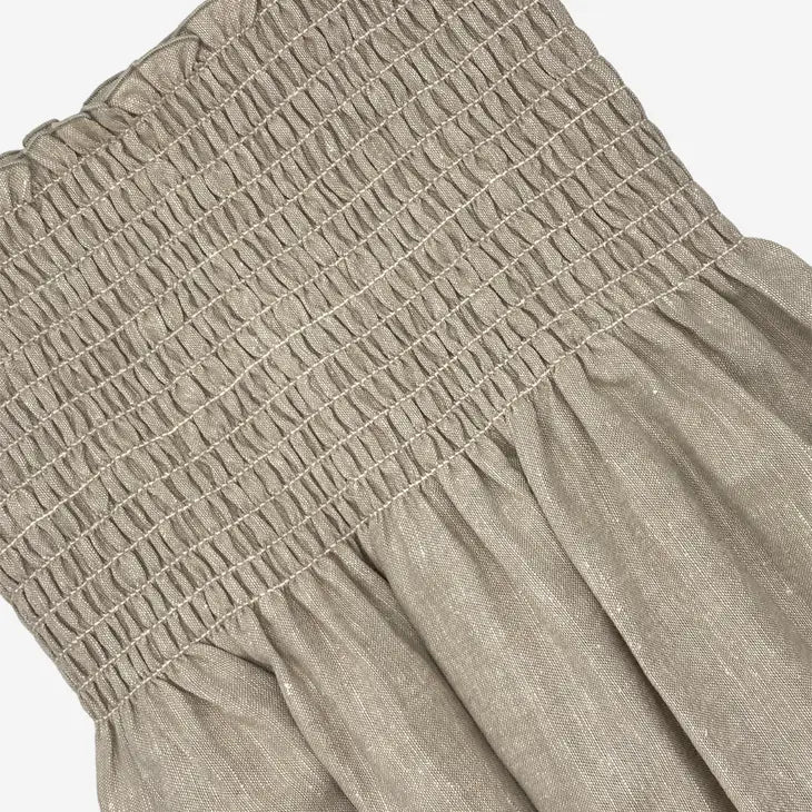 Fabric Shirred By the Yard in Natural Toddler/Child 20 Fabric Shirred By the Yard in Natural Toddler/Child 20