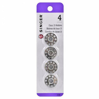 Singer Metal Bobbins Class 15 3ct
