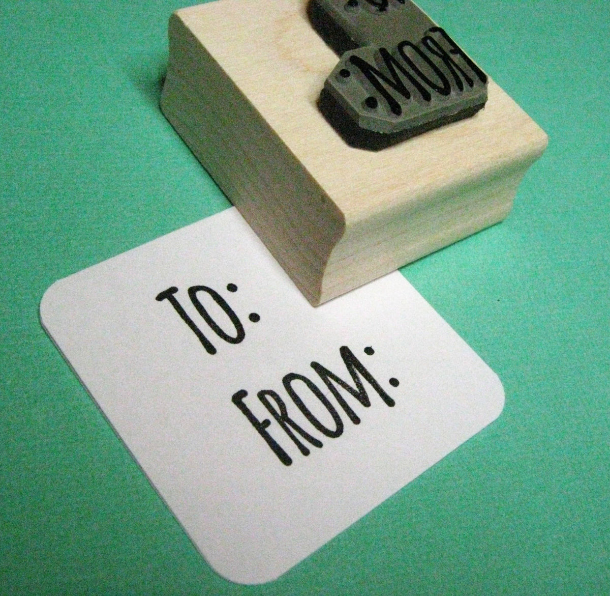 To From Skinny Rubber Stamp - Esthersfabrics