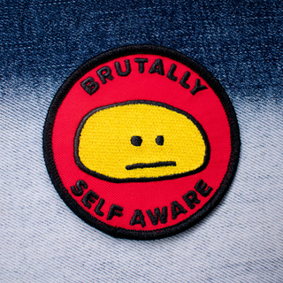 Retrograde Supply Co Brutally Self Aware Embroidered Patch