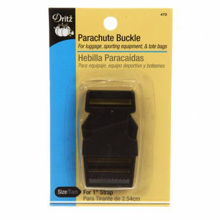 Parachute Buckle 1" in Black