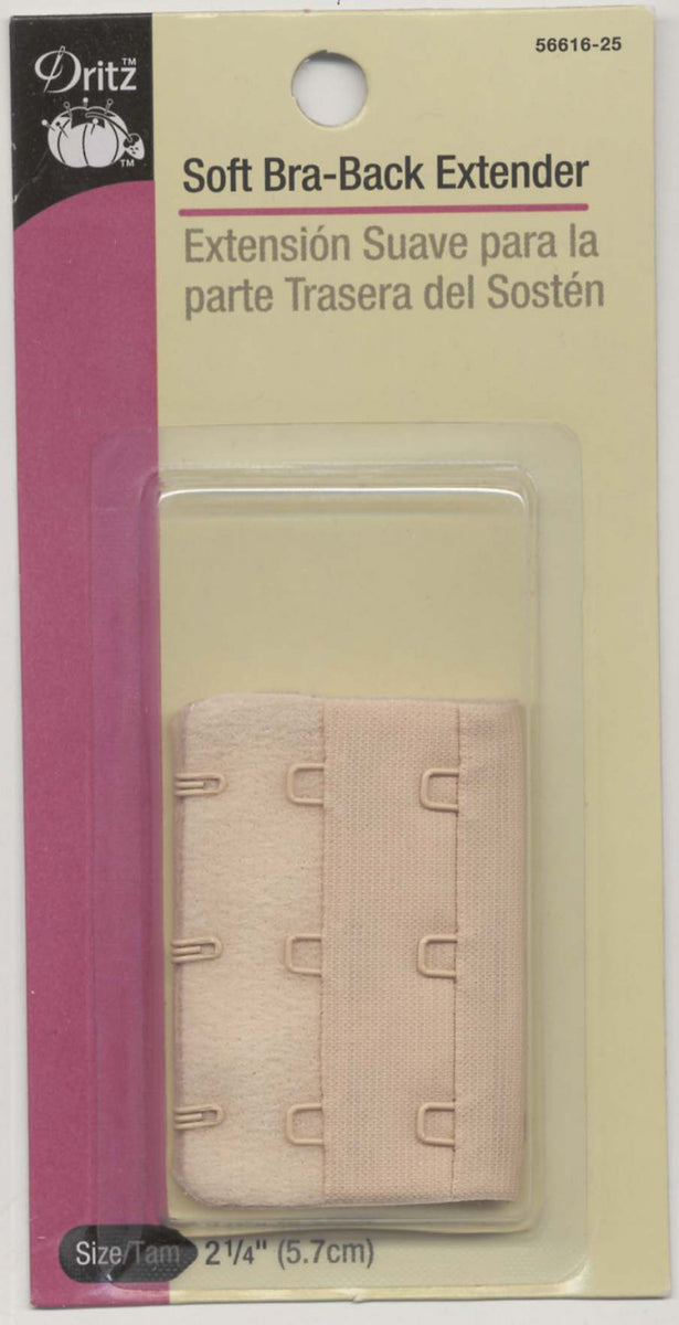 Bra Back Extender 2 1/4in 3-Hook Bge – Esthersfabrics