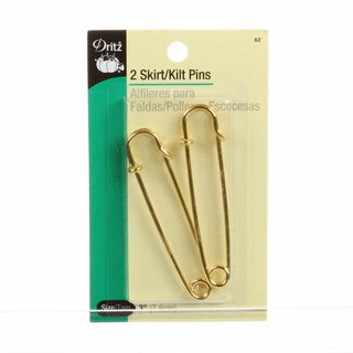 Dritz Skirt Pin Gold 3in 2 ct