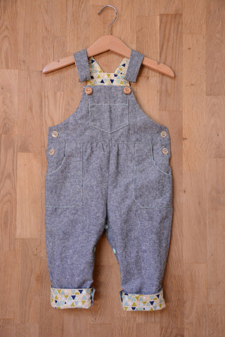 Two Stitches Frankie Dungarees & Dress Sewing Pattern for Childrenswear