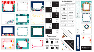 Figo Fabrics Holiday Label Panel