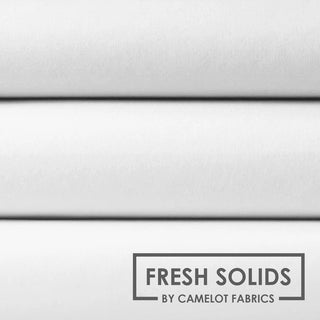 Camelot Fabrics Fresh Solids White