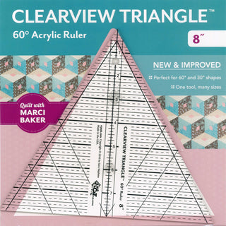 8 Clearview Triangle™ 60° Acrylic Ruler