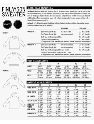 Thread Theory Finlayson Sweater Tissue Sewing Pattern