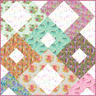 Freespirit Fabrics  Everglow by Tula Pink Neck For Days-Moonbeam