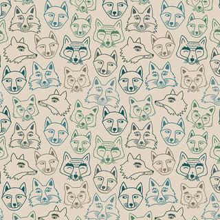 Art Gallery Fabrics Hello Fox Sycamore