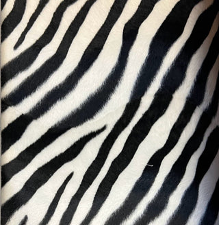Zebra Print-Faux Fur-Short Pile
