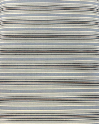 Cotton Shirting Stripes in Shades of Blues and White *factory deadstock*