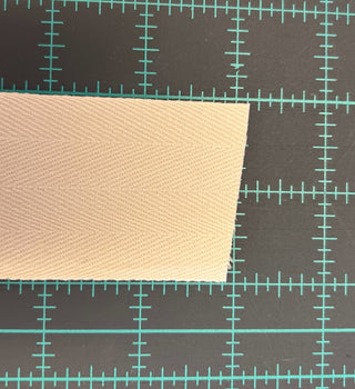 Twill Tape 100% cotton 50mm/1.9" in Natural