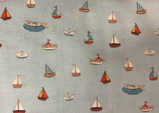 Michael Miller Fabrics Sunshine & Sandcastles by Belle & Boo Out to Play Sail With Me