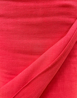 Linen/Rayon Blend in Raspberry Red