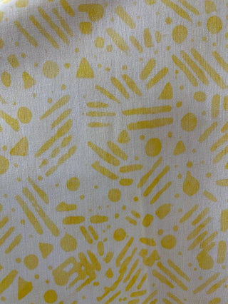 Batik Rayon in Yellow