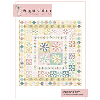 Poppie Cotton Shopping Day -a fat quarter friendly quilt pattern-