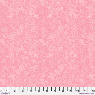 Freespirit Fabrics Mia Charro  Sigrid - Pink || Floral Pets