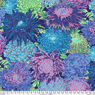 Classics Philip Jacobs for the Kaffe Fassett Collective Japanese Chrysanthemum in Blue