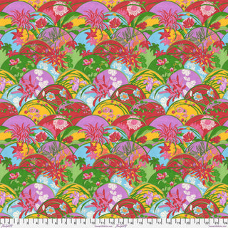 FreeSpirit Fabrics Snow Leopard Designs by Philip Jacobs Temple Garden Floral Fans in Multi