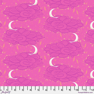 Freespirit Fabrics Tula Pink Nightshade Storm Clouds in Oleander