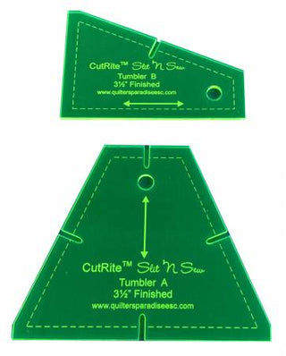 Slit N Sew Tumbler Template 3-1/2in Finished