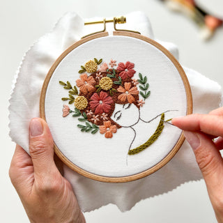 Beechwood embroidery hoops, cross stitch wooden hoops: 6”