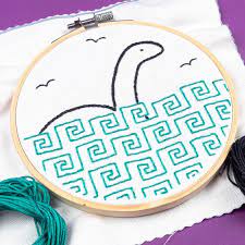 PopLush Look! Nessie! Embroidery Kit