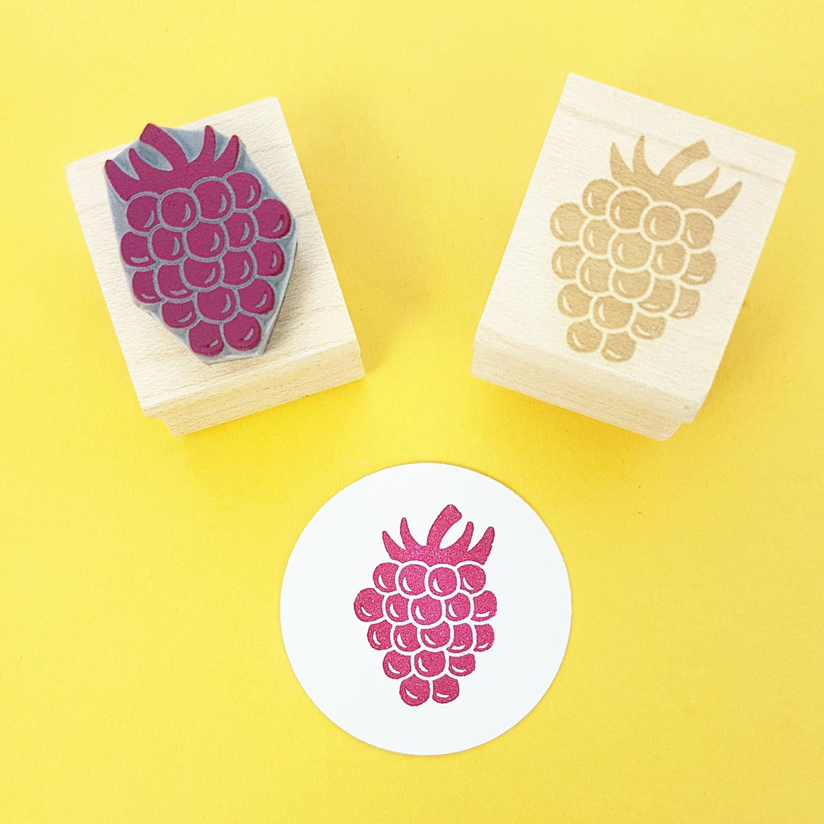 Raspberry Mini Rubber Stamp – Esthersfabrics