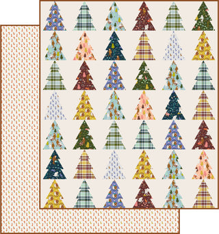 RJR Fabrics Whimsy and Lore by Vincent Desjardins Clad In Plaid in Crazy For Teal