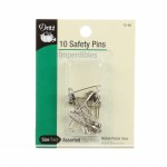 Safety Pin Nickel Assorted Sizes 11ct