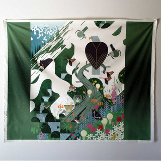 Birch Fabrics Charley Harper Alpine Northwest Main Poster Panel