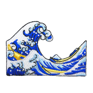 Iron on Patch  Great Wave  Hokusai