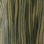 Non-glossy Embroidery floss No 25 Kogin Variegated Green