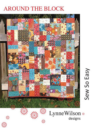 The Pattern Basket Around the Block Quilt Pattern