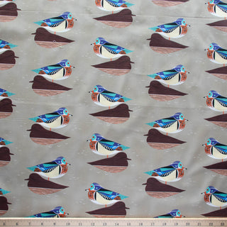 Birch Fabrics Charley Harper Lakehouse  2021 Wood Duck