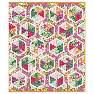 Figo Fabrics-Heather Bailey-Local Honey-Honeycomb-90664-60-Sky
