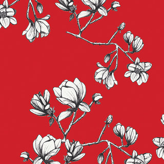 Art Gallery Fabrics-Fusions Silkroad-Magnolia Study-Red