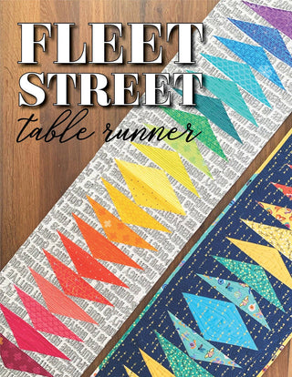Fleet Street Table Runner Pattern: Paper Pattern