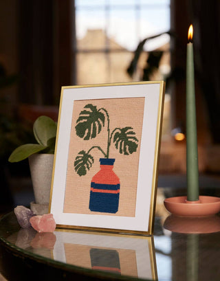 Wool and the Gang Monstera Needlepoint Kit