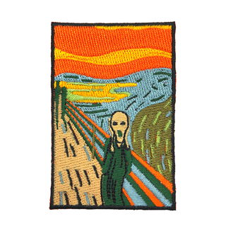 Iron on Patch - Scream - Munch