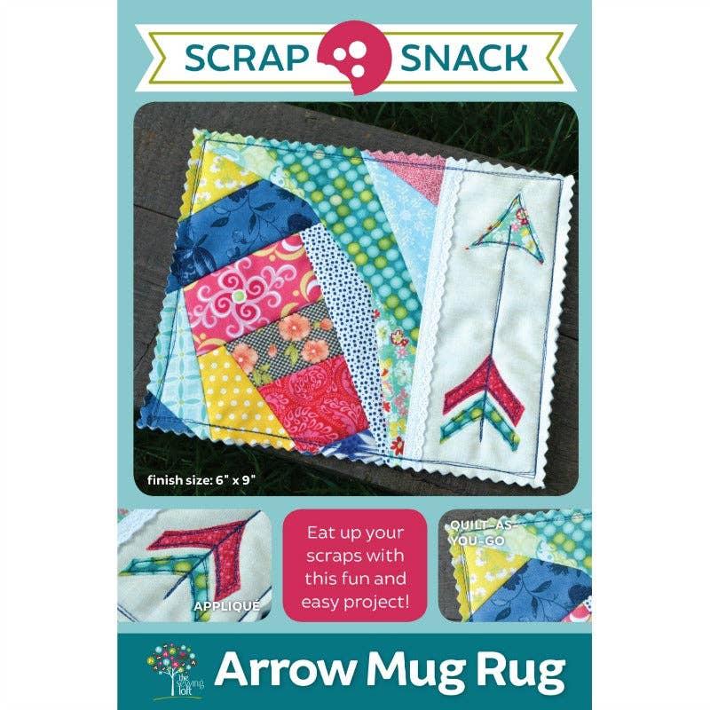 Arrow Mug Rug Scrap Snack Patterns – Esthersfabrics